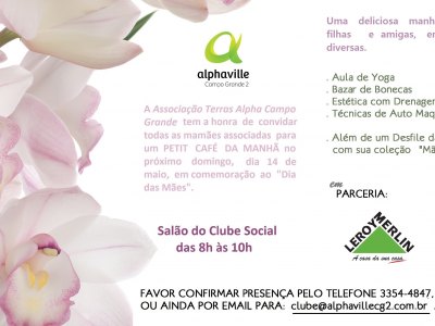CONVITE DIA DAS MÃES