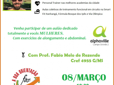 aulão 08 março 2018